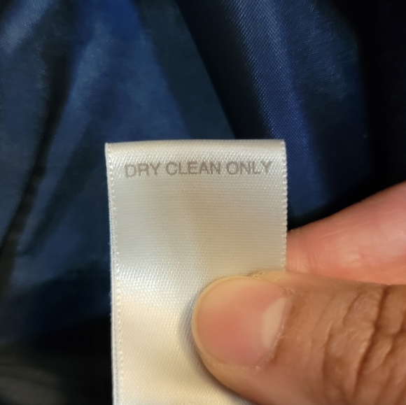 Avenue 14/16 Navy Blue Wool Coat - Picture 5 of 6